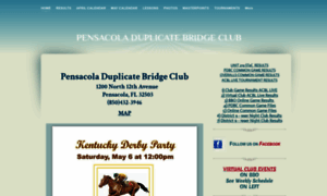 Pensacolabridgeclub.com thumbnail