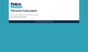 Pension-calculator.policemutual.co.uk thumbnail