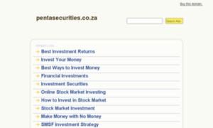 Pentasecurities.co.za thumbnail