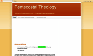 Pentecostal-theology.blogspot.com thumbnail