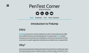 Pentestcorner.com thumbnail