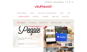 People.vapiano.com thumbnail