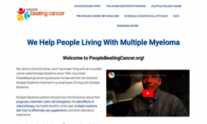 Peoplebeatingcancer.org thumbnail