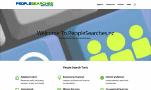 Peoplesearches.nz thumbnail