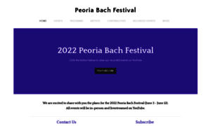 Peoriabachfestival.org thumbnail