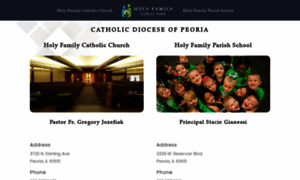 Peoriaholyfamily.com thumbnail