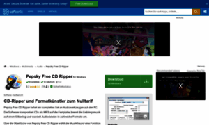 Pepsky-free-audio-converter.de.softonic.com thumbnail