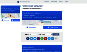 Percent-calc.com thumbnail