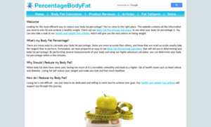 Percentagebodyfat.com thumbnail