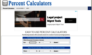 Percentcalculators.com thumbnail