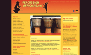 Percussion-africaine.net thumbnail
