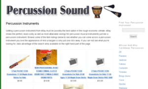 Percussionsound.com thumbnail