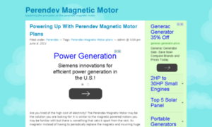 Perendevmagneticmotor.org thumbnail