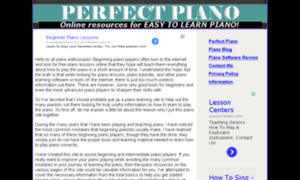 Perfect-piano.com thumbnail