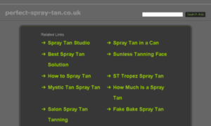 Perfect-spray-tan.co.uk thumbnail