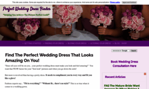 Perfect-wedding-dress-finder.com thumbnail