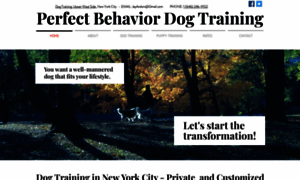 Perfectbehaviordogtraining.com thumbnail