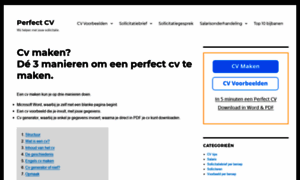 Perfectcv.nl thumbnail