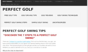 Perfectgolfswingtips.net thumbnail