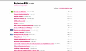 Perfectionkills.com thumbnail