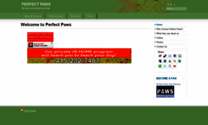 Perfectpaws.org thumbnail