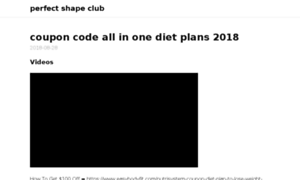 Perfectshapeclub.com thumbnail