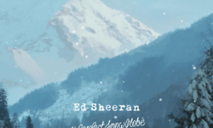 Perfectsnowglobe.edsheeran.com thumbnail