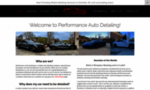 Performanceautodetailingnc.com thumbnail