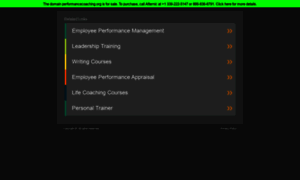 Performancecoaching.org thumbnail