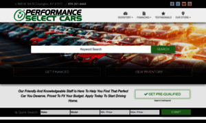 Performanceselectcars.com thumbnail