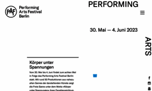 Performingarts-festival.de thumbnail