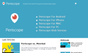 Periscopeapps.com thumbnail