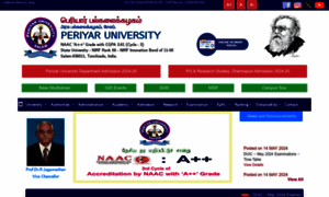 Periyaruniversity.ac.in thumbnail