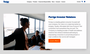 Perrigo.investorroom.com thumbnail