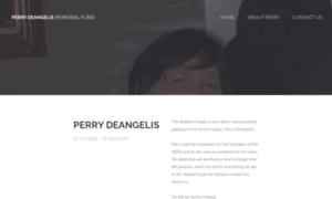 Perrydeangelis.org thumbnail