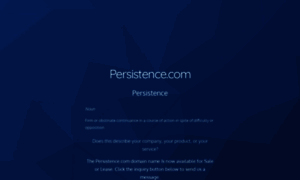 Persistence.com thumbnail