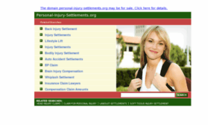 Personal-injury-settlements.org thumbnail