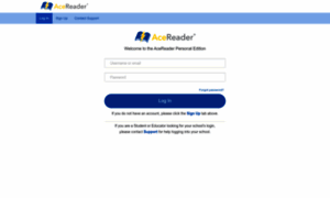 Personal.acereader.com thumbnail
