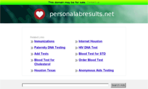 Personalabresults.net thumbnail