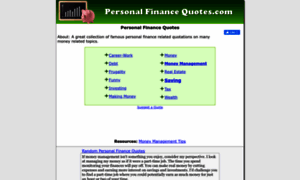 Personalfinancequotes.com thumbnail