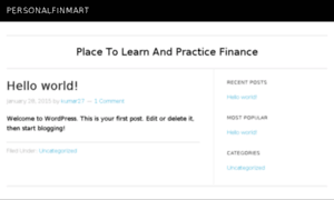 Personalfinmart.com thumbnail