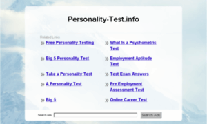 Personality-test.info thumbnail