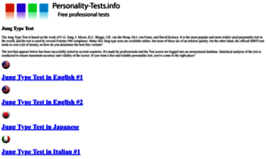 Personality-tests.info thumbnail