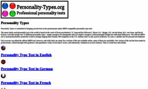 Personality-types.org thumbnail