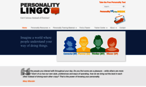 Personalitylingo.com thumbnail