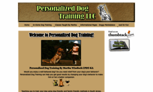 Personalizeddogtraining.com thumbnail