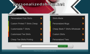 Personalizedshirts.net thumbnail