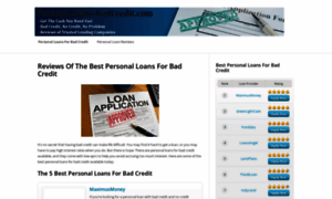 Personalloans-badcredit.com thumbnail