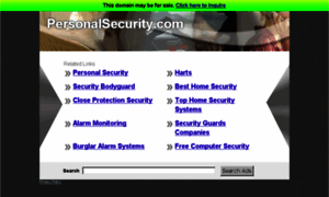 Personalsecurity.com thumbnail