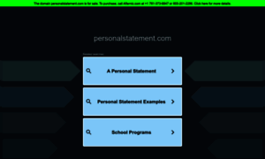 Personalstatement.com thumbnail